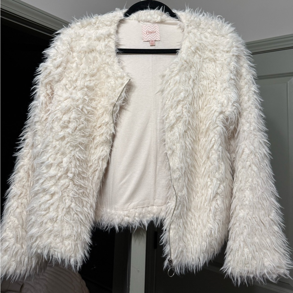 Faux fur jacket